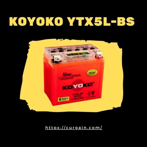 KOYOKO YTX5L-BS Nanogel Motorcycle Battery 12V 5AH